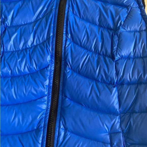 Calvin Klein puffer vest Black and Royal Blue with Down fill size S - Picture 9 of 11